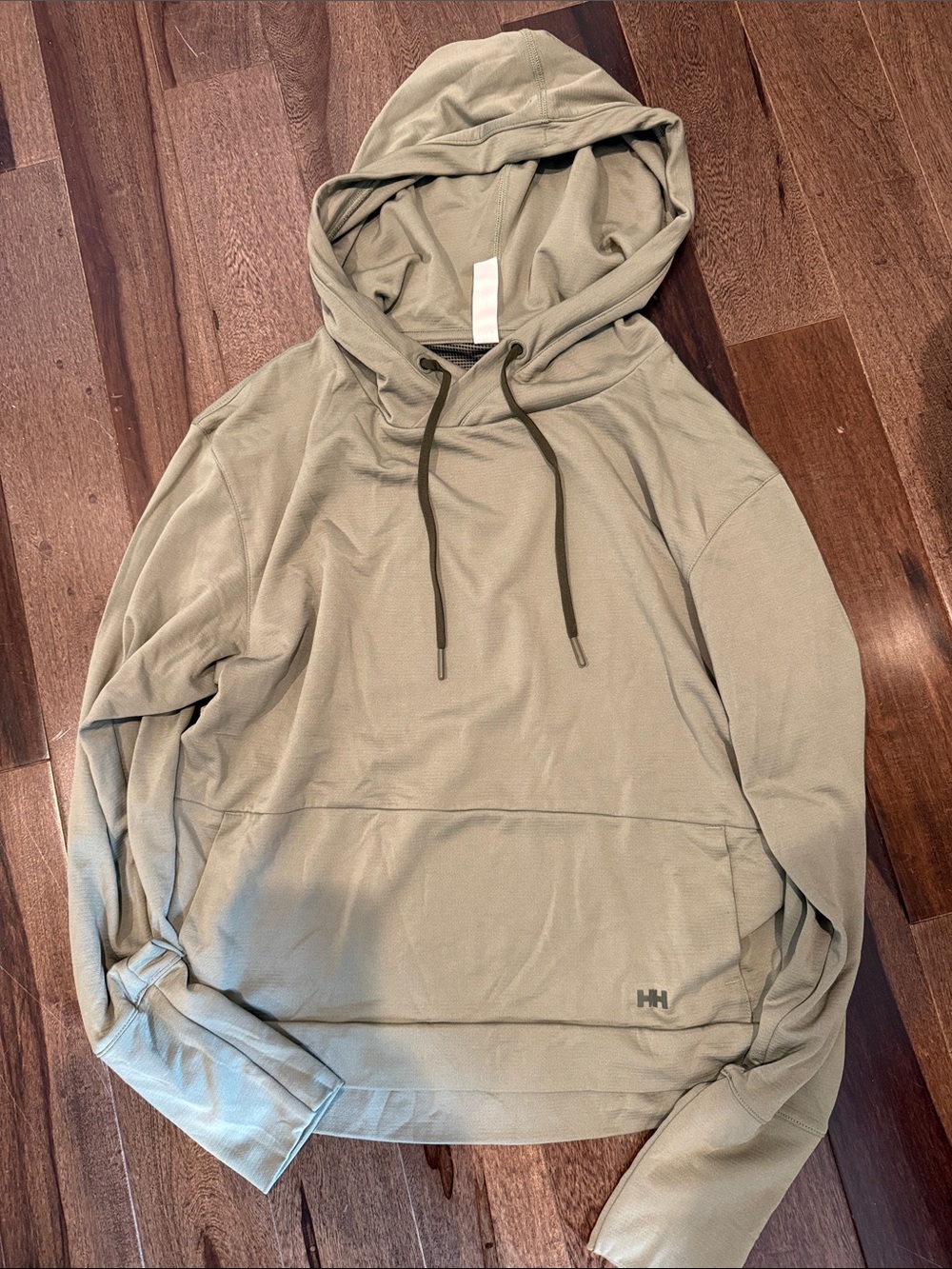 Helly Hansen Olive Green tech lite Hooded Pullover